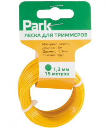 Леска д/триммера КРУГ 1.3мм 15м 