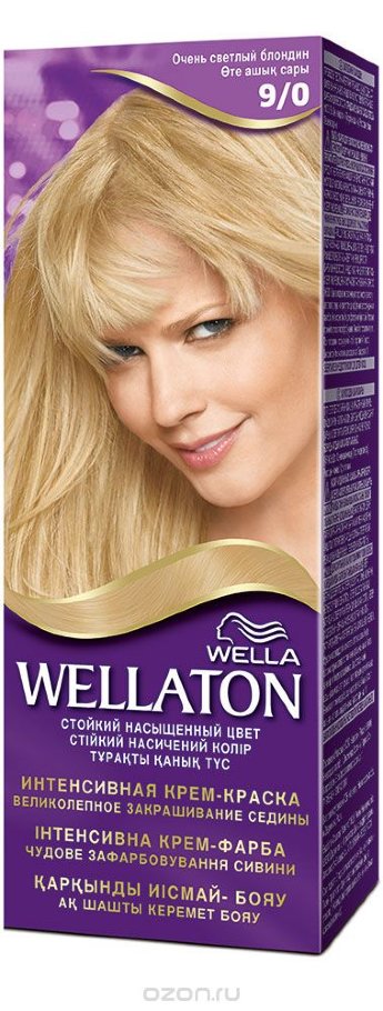 Wellaton 9/0 очень светлый блонд 