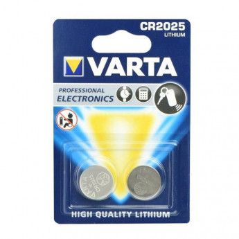 Батарейка литевая VARTA CR2025 бл/2 