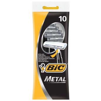 BIC станки однор.металлик 10шт 