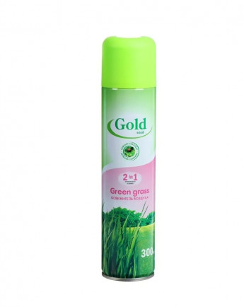 Освежитель GOLD WIND 300млЗел.ТРАВА 