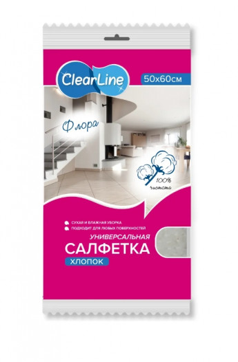 Салфетка д/пола 50*60см Флора 1452 