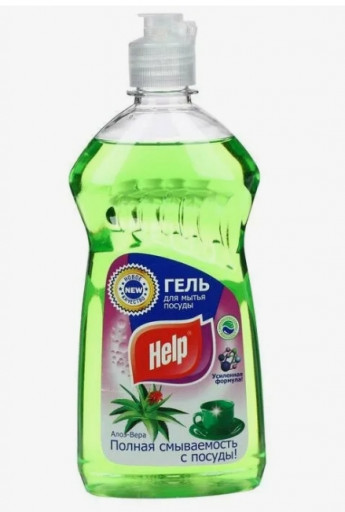 HELP средство д/м посуды Алоэ 0.5л 
