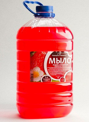 Жидкое мыло 5л.ВКК глицер.КЛУБНИКА 