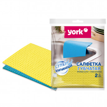 Салфетки губчат. York 2шт! 024170 