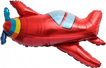Х346 Шар фольга Самолет 53см/84.5см 