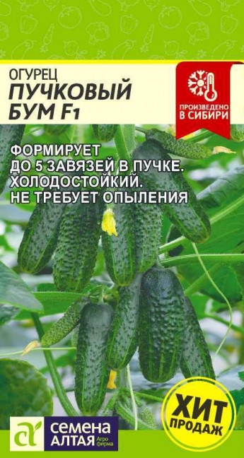 Огурец Пучковый Бум F1 Сем.Алтая 