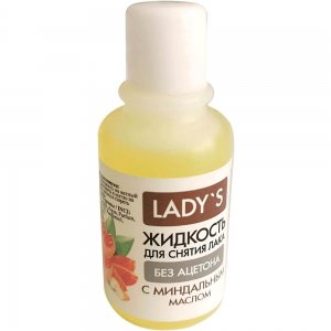 LADY.S Жидкость д/сн.лака миндаль30 