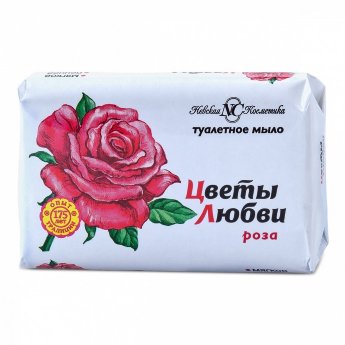 Мыло Цветы Любви 90гр Роза 