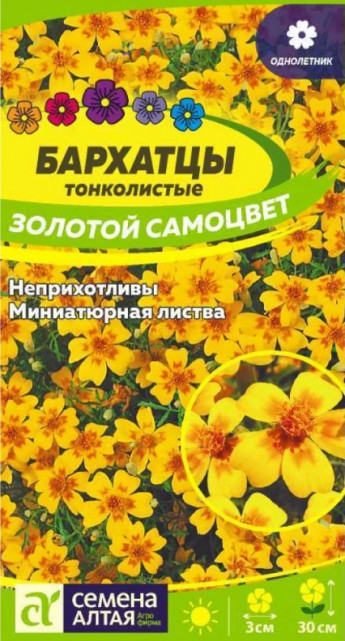 Бархатцы Золотой Самоцвет Сем.Алтая 