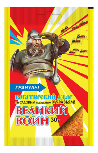 Великий воин гранул 50г от муравьев 