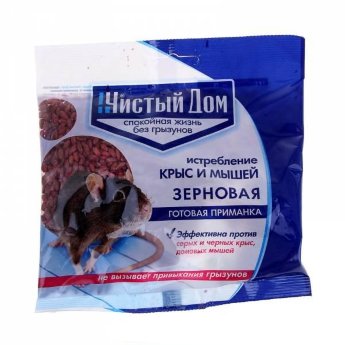Чистый дом-зерновая приманка 100г 