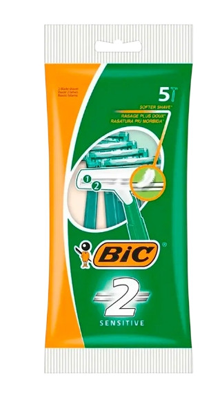 BIC станки одноразов. Сенсетив, 5шт 