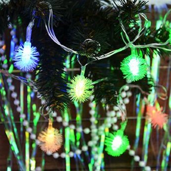 Гирлянда 3м 19LED Снежинки 381-141 