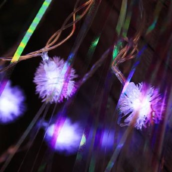 Гирлянда 3м 19LED Снежинки 381-142 