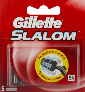 Gillette Slalom кассеты 5шт 