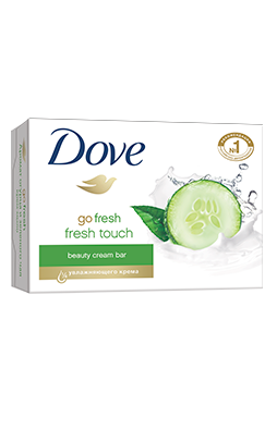 DOVE крем-мыло огурец/прик.свеж135г 