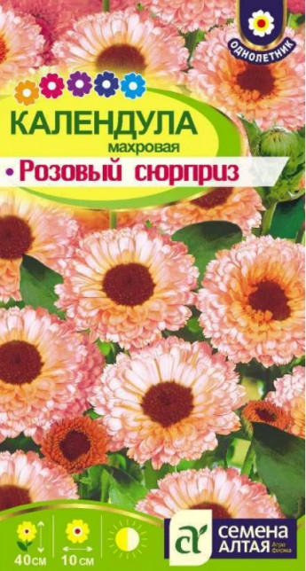 Календула Розовый Сюрприз Сем.Алтая 