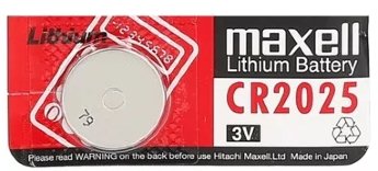 Элемент питания CR Maxell 2025 1шт 
